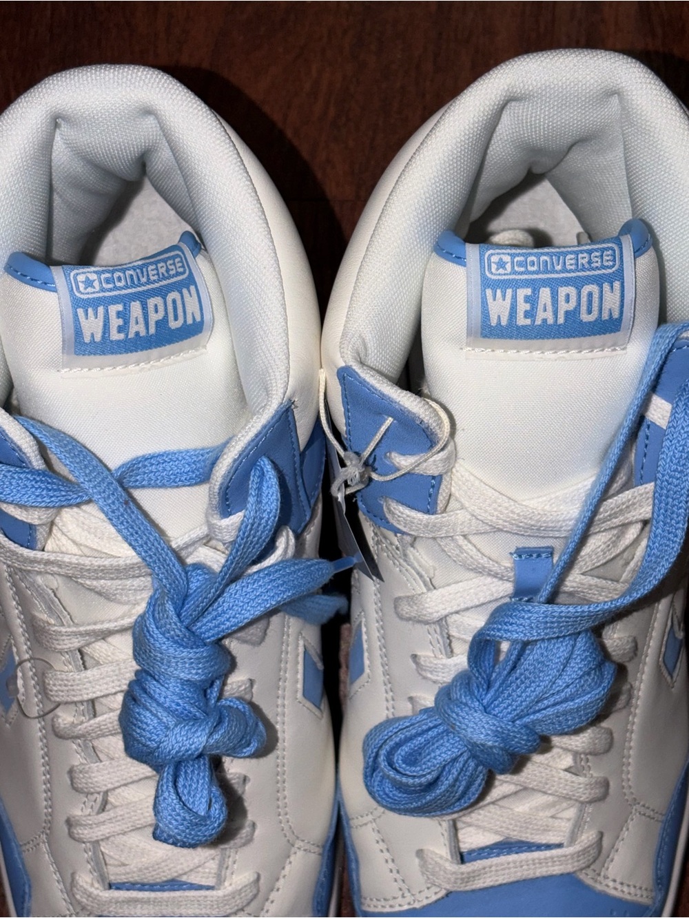 Converse size 10.5 baby blue white - Picture 6 of 13